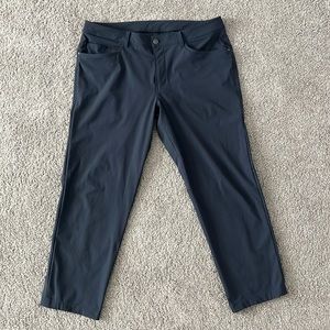 lululemon mens dress pant size 36 dark gray